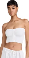 L*space Summer Feels Tube Top In Cream