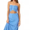 L*space Summer Feels Tube Top Veri Peri In Blue In Multi