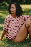 L*space Sun Chaser Crochet Crop Top In Purple