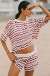 L*space Sun Chaser Crochet Shorts In Multi