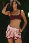 L*space Sun Chaser Crochet Shorts In Purple