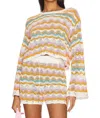L*space Sun Ray Sweater In Daybreak Stripe In Multi