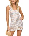 L*space Lspace Sunchaser Cover-up Knit Dress In Blue