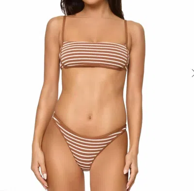 L*space Suzi Classic Bikini Bottom In Brown/beige In Multi