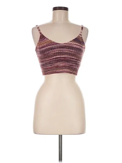 Pre-owned L*space Sweater Vest In Burgundy