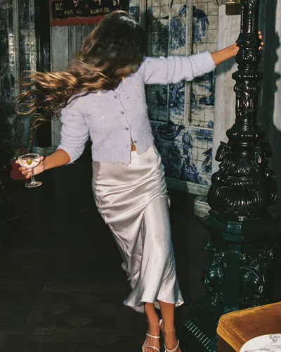 L*space Sweet As Honey Skirt In Silver