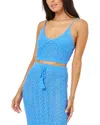 L*space Sweet Talk Open Stitch Cover-up Top In Multi