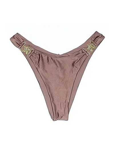 Pre-owned L*space Swimsuit Bottoms In Brown