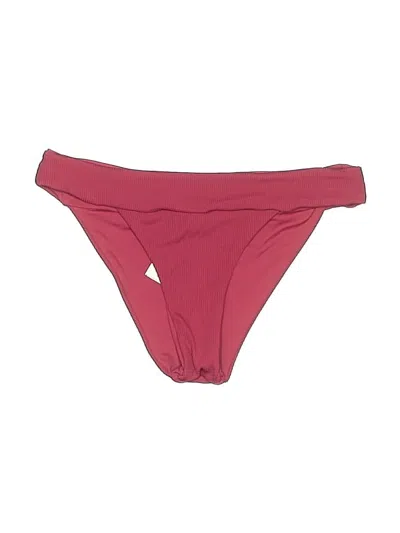 Pre-owned L*space Swimsuit Bottoms In Burgundy