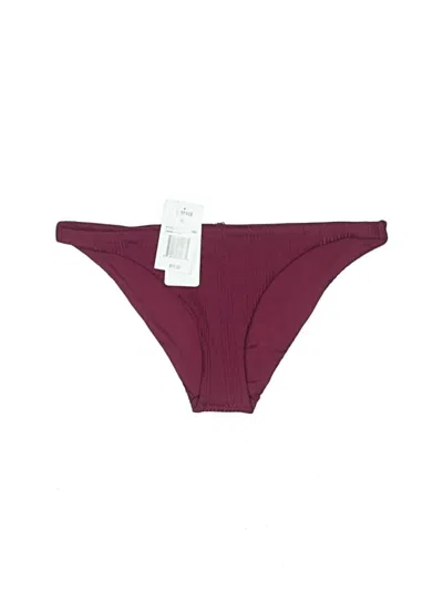 L*space Swimsuit Bottoms In Burgundy
