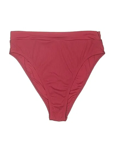 Pre-owned L*space Swimsuit Bottoms In Burgundy