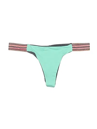 Pre-owned L*space Swimsuit Bottoms In Green
