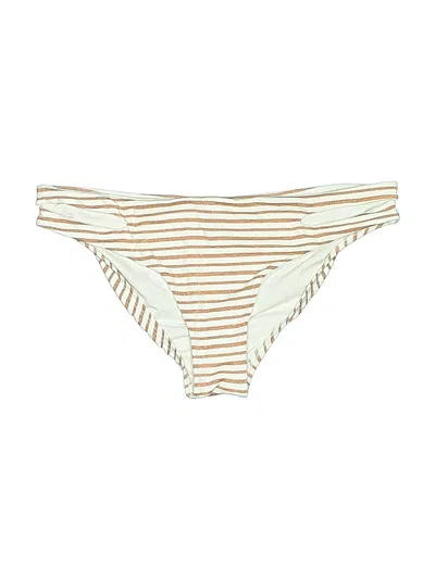 Pre-owned L*space Swimsuit Bottoms In Ivory