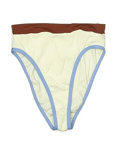 Pre-owned L*space Swimsuit Bottoms In Ivory