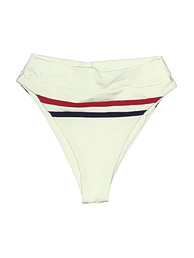 Pre-owned L*space Swimsuit Bottoms In Ivory