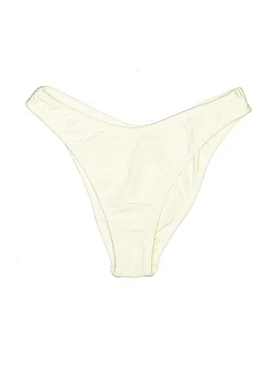 Pre-owned L*space Swimsuit Bottoms In Ivory