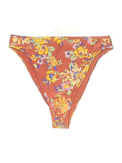 Pre-owned L*space Swimsuit Bottoms In Orange