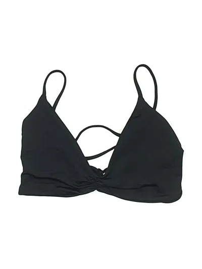 L*space Swimsuit Top Black Solid Pattern Swimwear