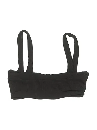 Pre-owned L*space Swimsuit Top Black Swimwear