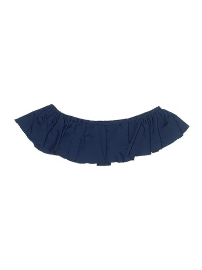 Pre-owned L*space Swimsuit Top Blue Swimwear