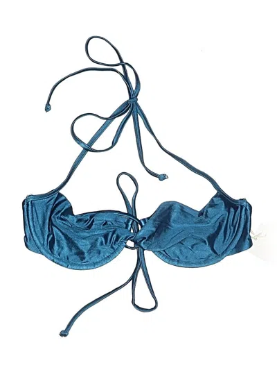 L*space Swimsuit Top Blue Swimwear