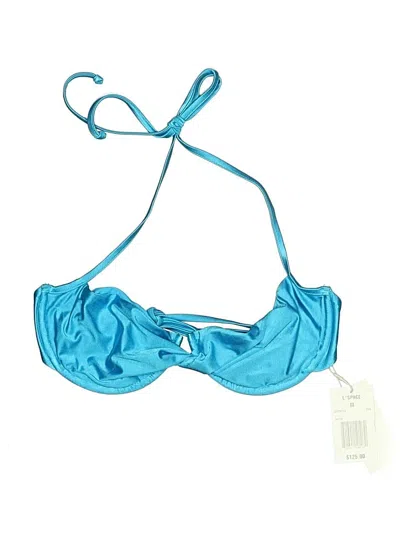 L*space Swimsuit Top Blue Swimwear