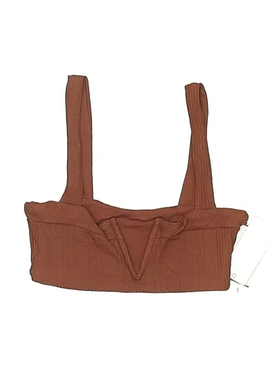 L*space Swimsuit Top Brown Swimwear