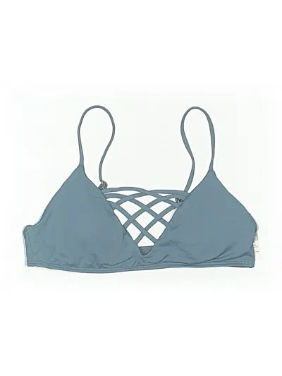 Pre-owned L*space Swimsuit Top Gray Swimwear