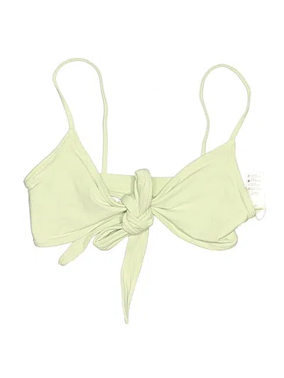 Pre-owned L*space Swimsuit Top Green Swimwear