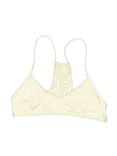 Pre-owned L*space Swimsuit Top Ivory Swimwear In White