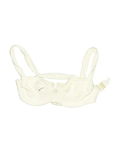 Pre-owned L*space Swimsuit Top Ivory Swimwear In White