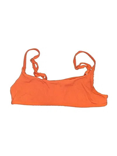 Pre-owned L*space Swimsuit Top Orange Swimwear