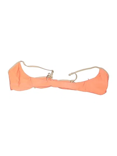 Pre-owned L*space Swimsuit Top Orange Swimwear