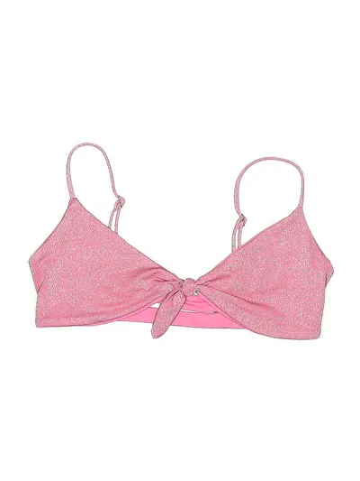 Pre-owned L*space Swimsuit Top Pink Swimwear