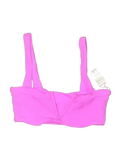 Pre-owned L*space Swimsuit Top Pink Swimwear