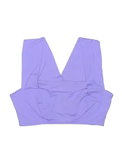 Pre-owned L*space Swimsuit Top Purple Swimwear