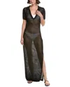 L*space Lspace Sydney Open Stitch Cover-up Dress In Black