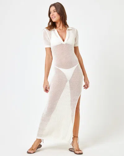 L*space Sydney Cover Up Cream In White