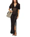 L*space Lspace Sydney Open Stitch Cover-up Dress In Black