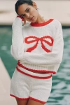 L*space Take A Bow Sweater In White