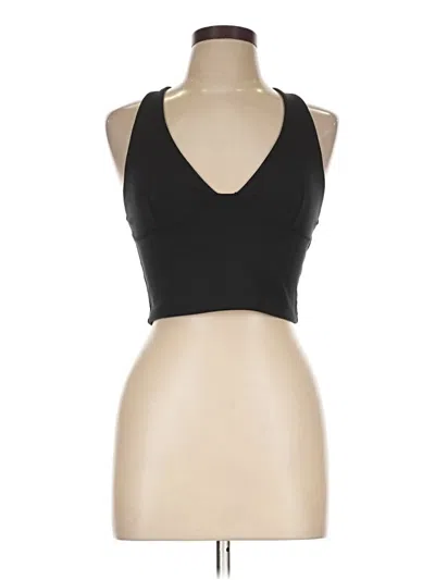 Pre-owned L*space Tank Top Black Halter Neckline Tops