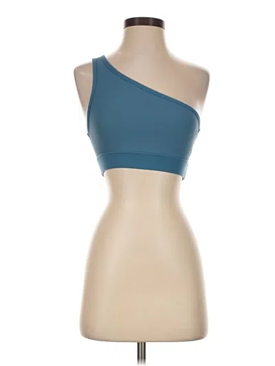 Pre-owned L*space Tank Top Blue One Shoulder Neckline Tops