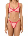 L*space Taylor Bikini Top In Fresh Squeezed Pout In Multi