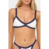 L*space Lspace Taylor Rib Bikini Top In Animal Print