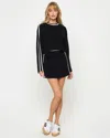 L*space Tempo Pullover In Black & Cream In Multi