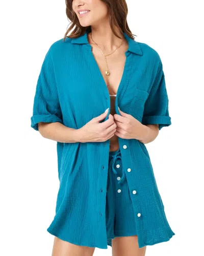 L*space Terrazo Tunic In Blue