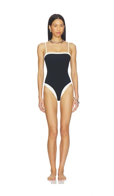 L*space Baewatch One Piece Swimsuit In Black