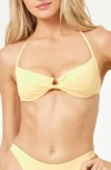 L*space Lspace Toni Twist Underwire Bikini Top