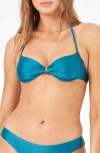 L*space Lspace Toni Underwire Bikini Top In Mediterranean