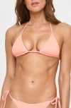 L*space X Alohas Aspen Triangle Bikini Top In Pink